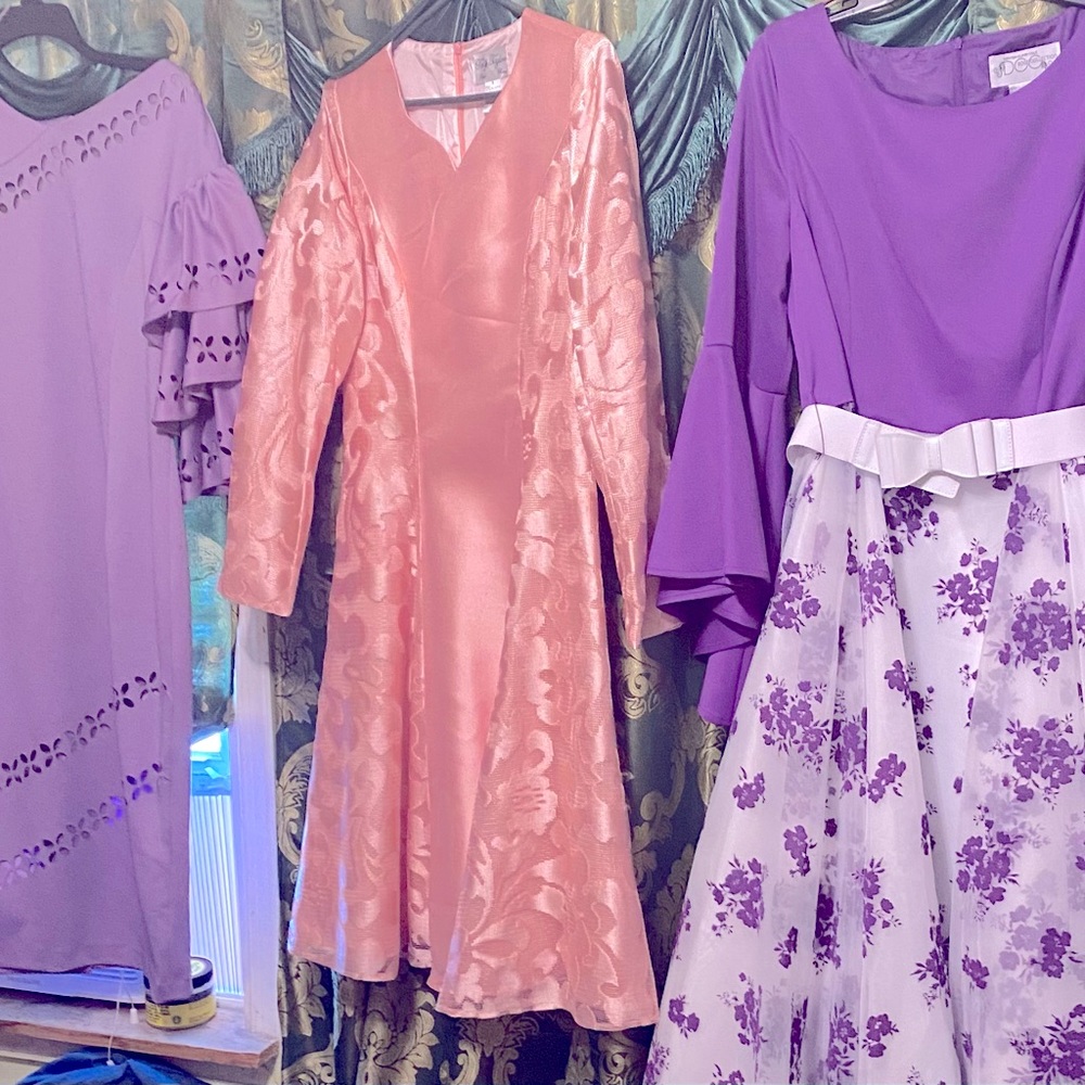 Dresses by Nubiano Color lavender size #8